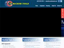 Tablet Screenshot of ccmachinetools.com